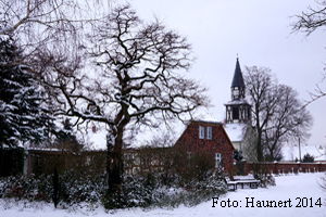 Kirche St. Thomas im Winter